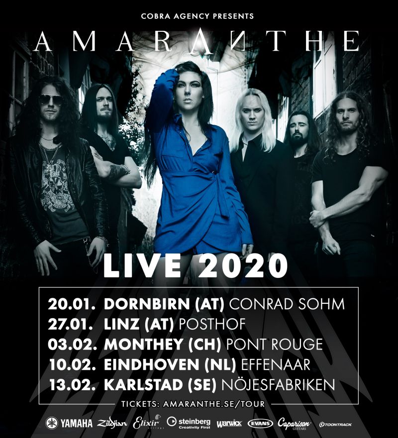 Amaranthe Announce Headline Dates In Europe Arrow Lords Of Metal