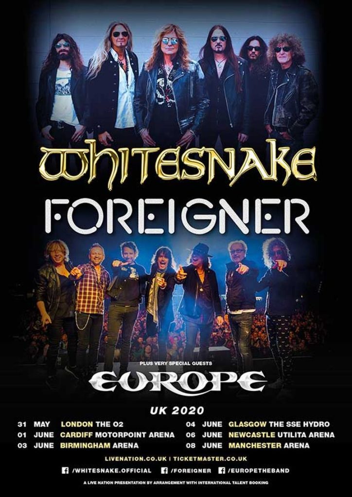 whitesnake tour europe