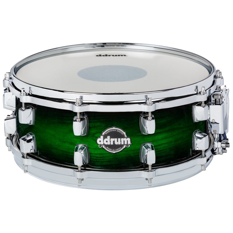 Dominion Ash Snare 5.5x14 Green Burst