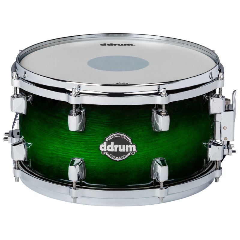 Dominion Ash Snare 7x13 Green Burst