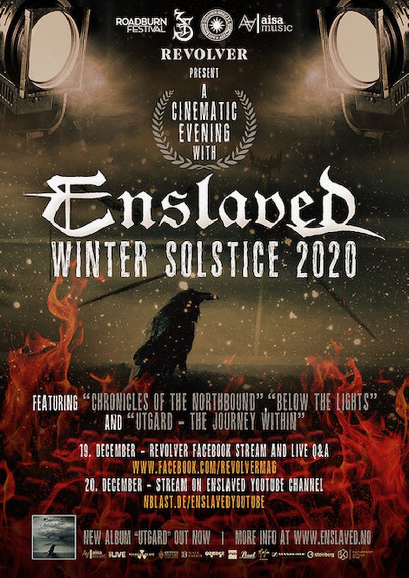 ENSLAVED announce celebratory Winter Solstice streamed event – Arrow Lords  of Metal