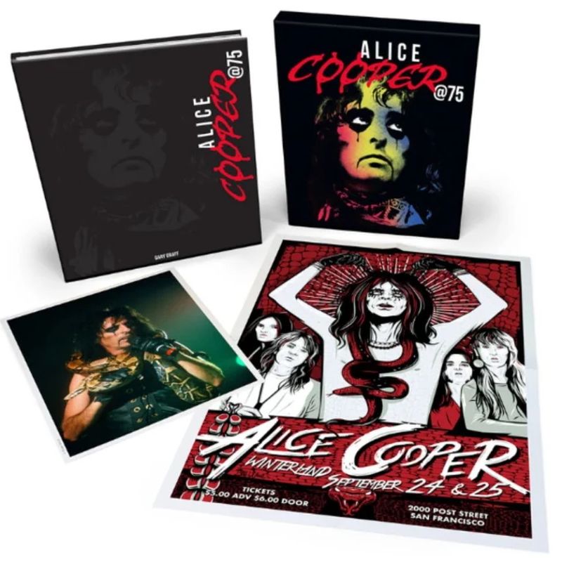 New ALICE COOPER biography “Alice Cooper 75” coming in January