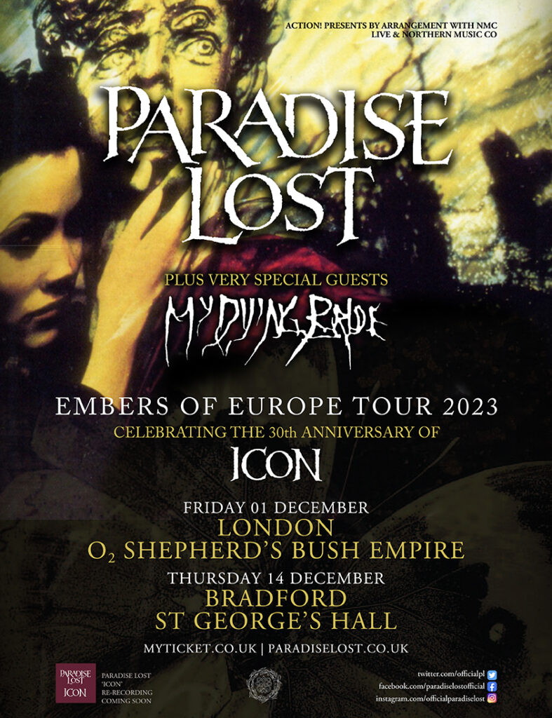 paradise lost tour dates 2023