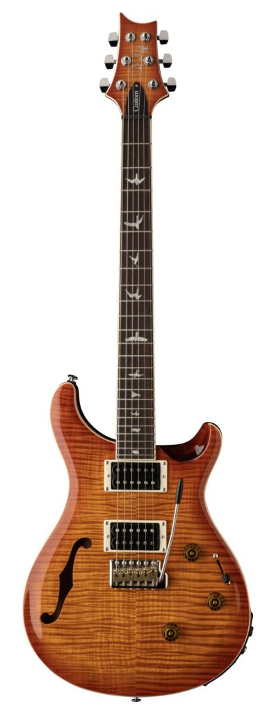 PRS Guitars-SE Custom 24 Semi-Hollow Piezo\Vintage Sunburst