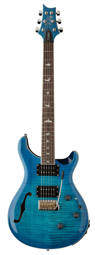 PRS Guitars-SE Custom 24 Semi-Hollow Piezo-Lake Blue