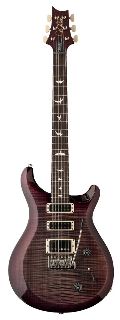 202505_news_PRS Guitars_S2 Studio Faded Gray Black Purple Burst