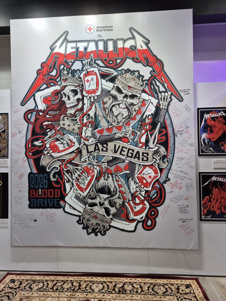 Metallica in The Sphere- Las Vegas 1 oktober 2026 - © Perry Boleij (telefoon)