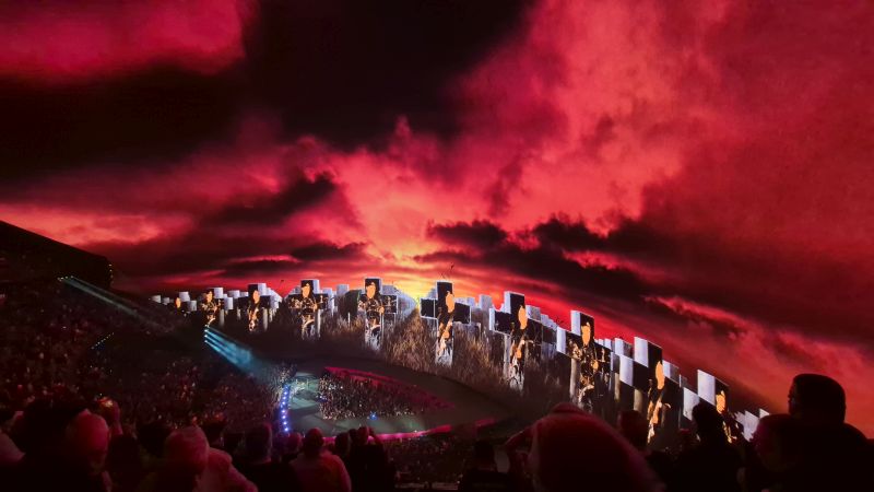 Metallica in The Sphere- Las Vegas 1 oktober 2026 - © Perry Boleij (telefoon)