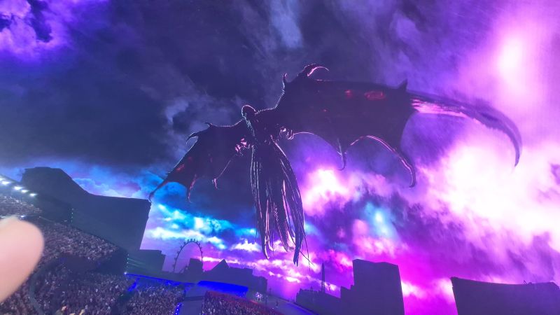 Metallica in The Sphere- Las Vegas 1 oktober 2026 - © Perry Boleij (telefoon)