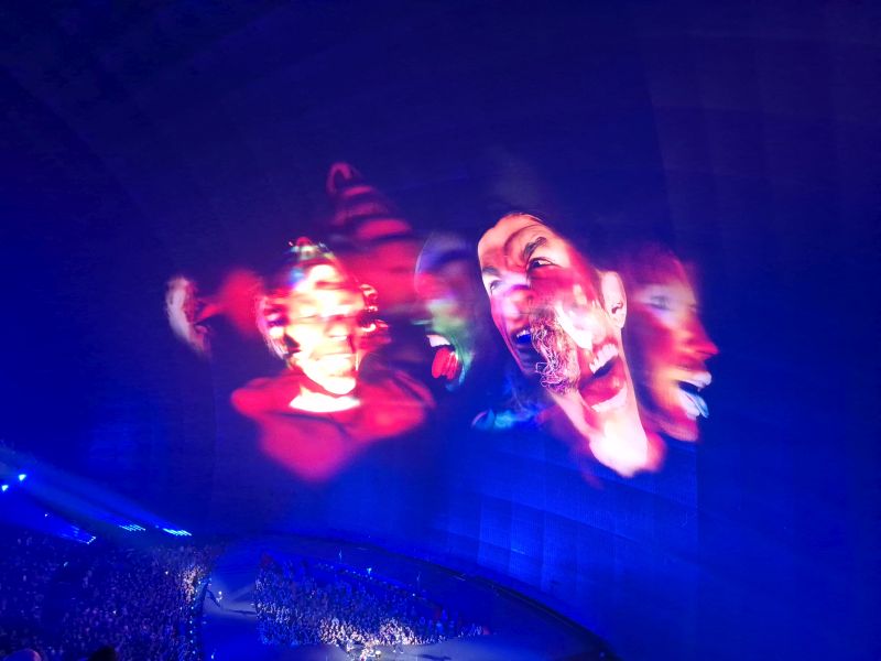 Metallica in The Sphere- Las Vegas 3 oktober 2026 - © Perry Boleij (telefoon)