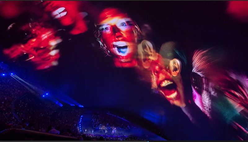 Metallica in The Sphere- Las Vegas 3 oktober 2026 - © Perry Boleij (telefoon)
