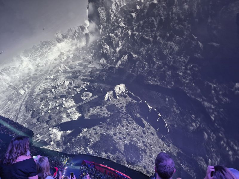 Metallica in The Sphere- Las Vegas 3 oktober 2026 - © Perry Boleij (telefoon)