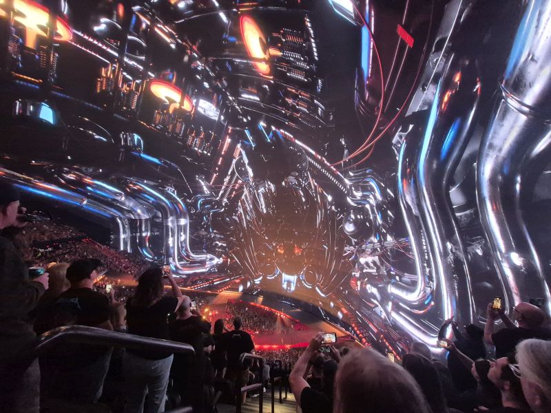Metallica in The Sphere- Las Vegas 3 oktober 2026 - © Perry Boleij (telefoon)