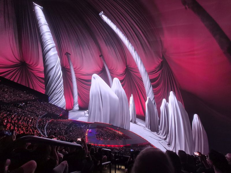 Metallica in The Sphere- Las Vegas 3 oktober 2026 - © Perry Boleij (telefoon)